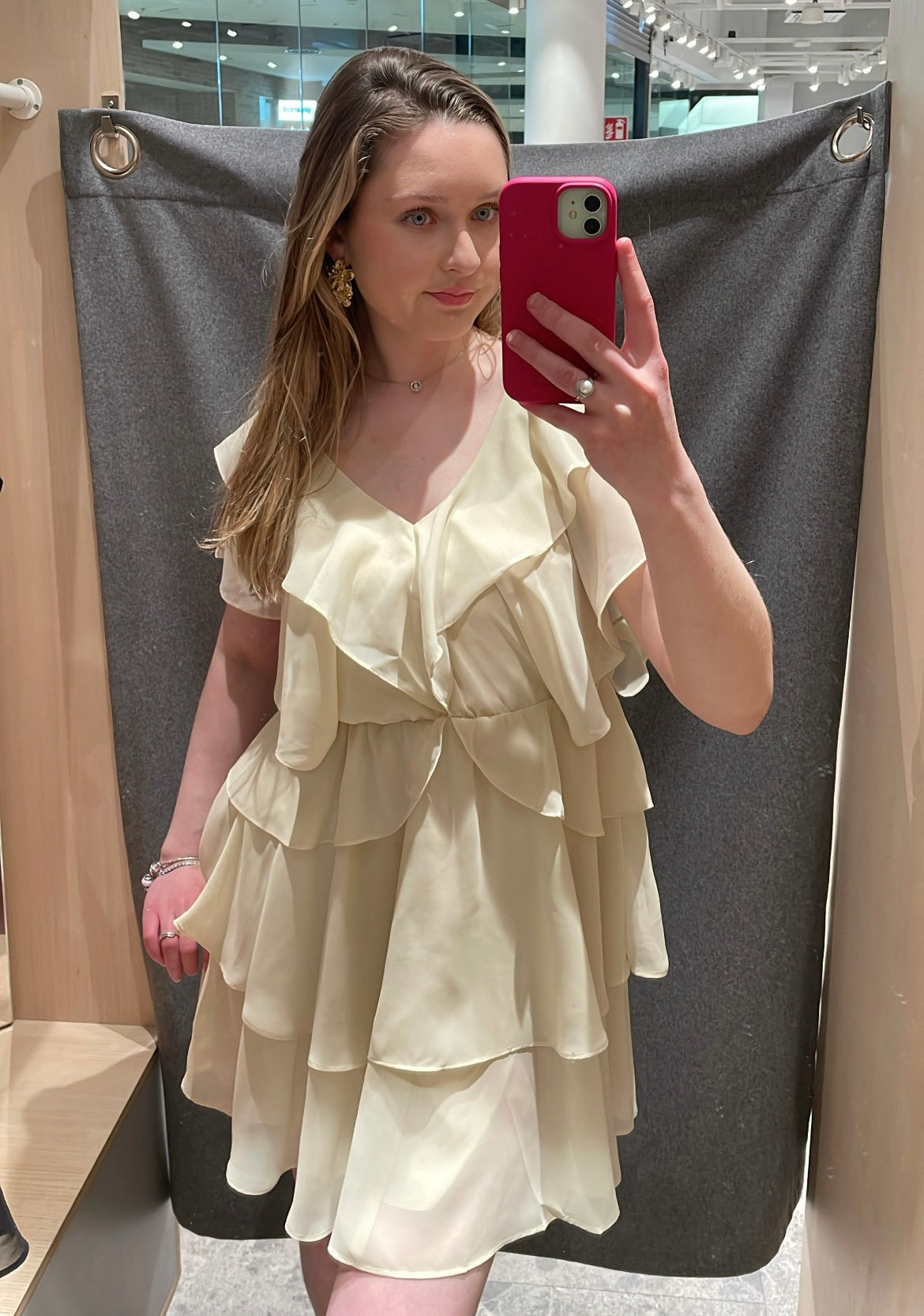 VIERIKA Short Dress - Birch